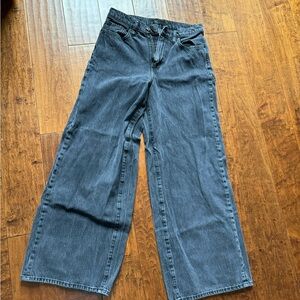 Wide-Leg Denim Jeans